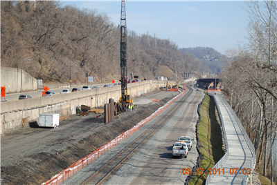 Rail, Trail and Road Construction along Rt. 28